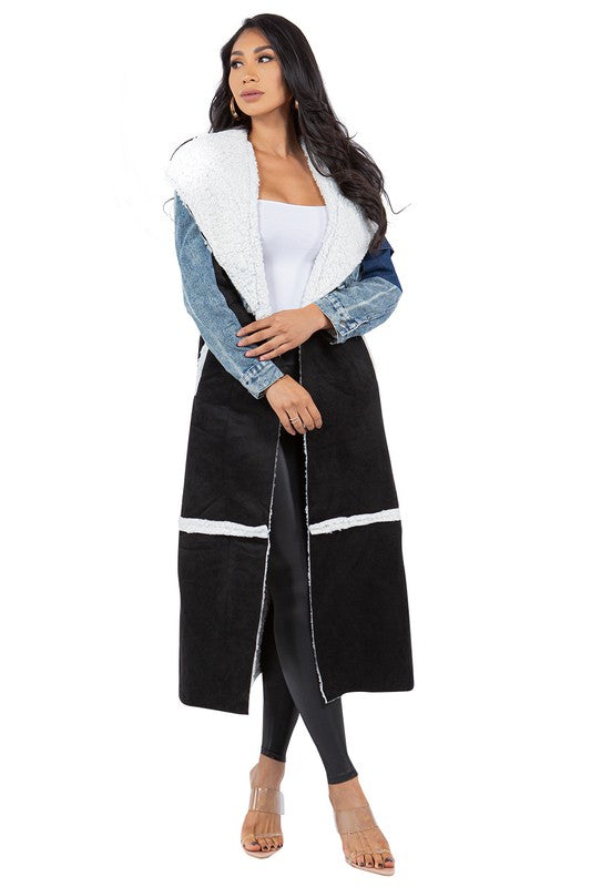 SEXY FAHION DENIM COATS