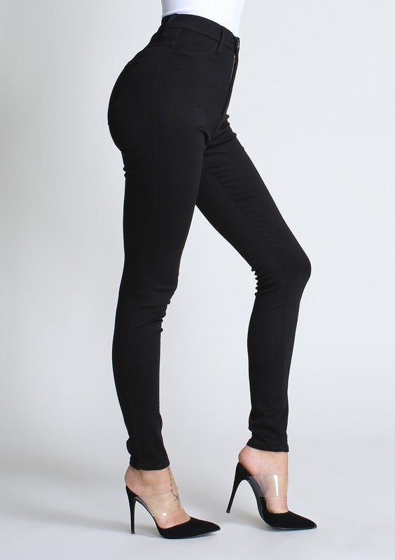 High waisted body contouring Midnight Pants with pockets