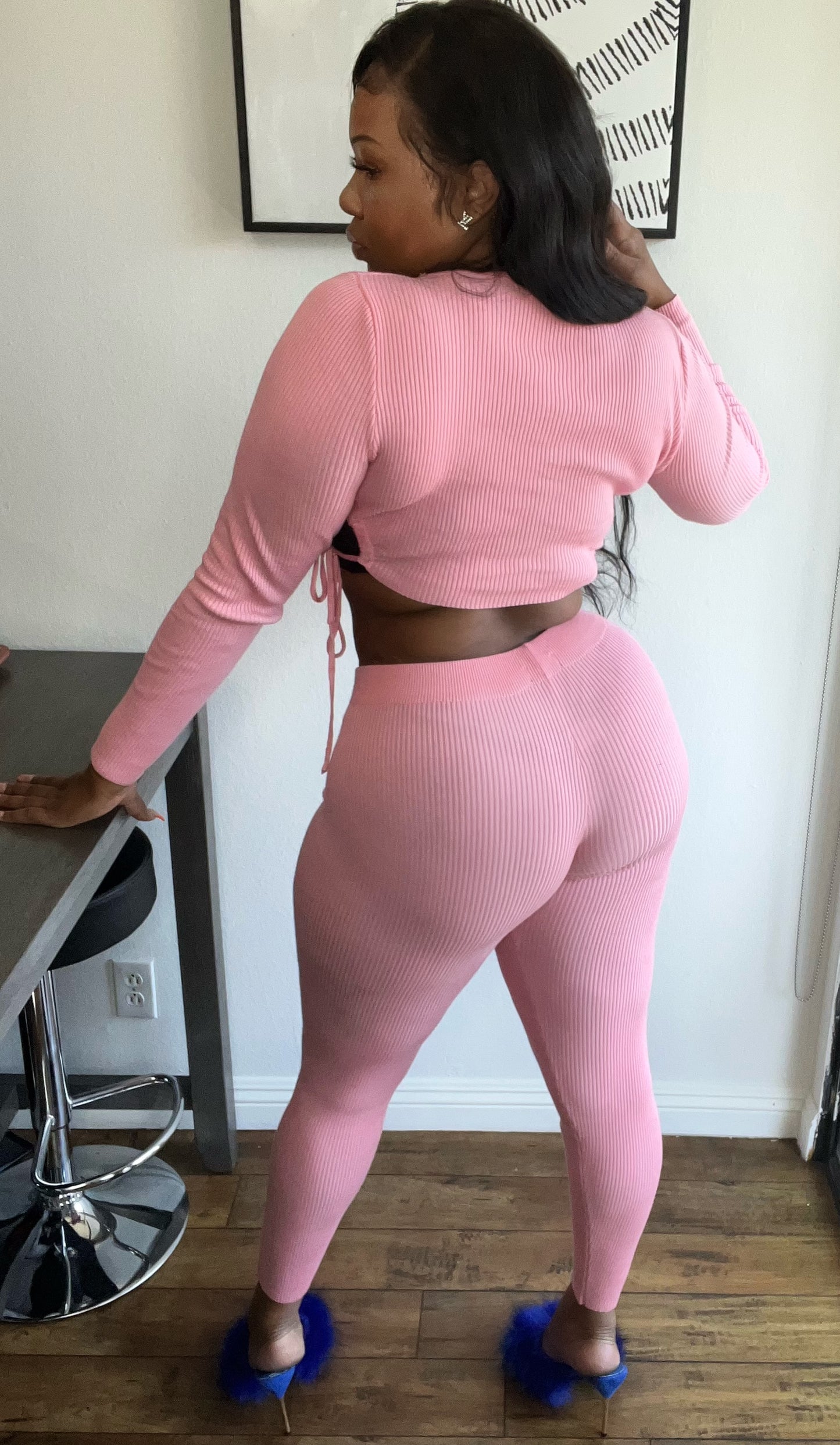 Pink "Spring" 2 piece matching set