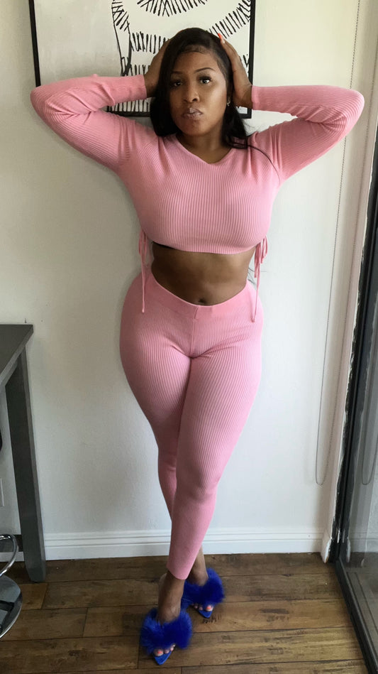 Pink "Spring" 2 piece matching set